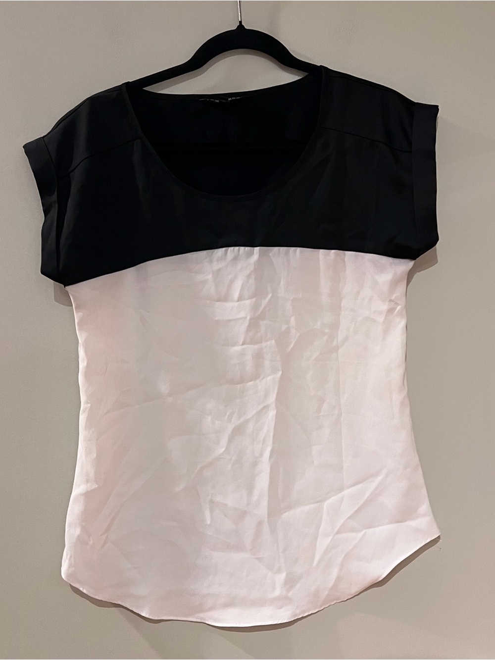 Express Black and White Blouse